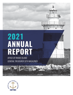 Office of the General Treasurer 2021 Annual Report 